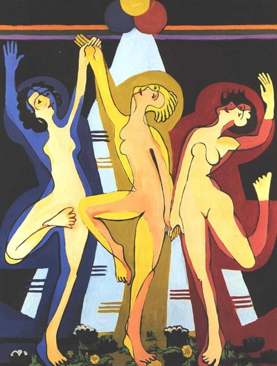 Dance of Colors by Ernst Ludwig Kirchner